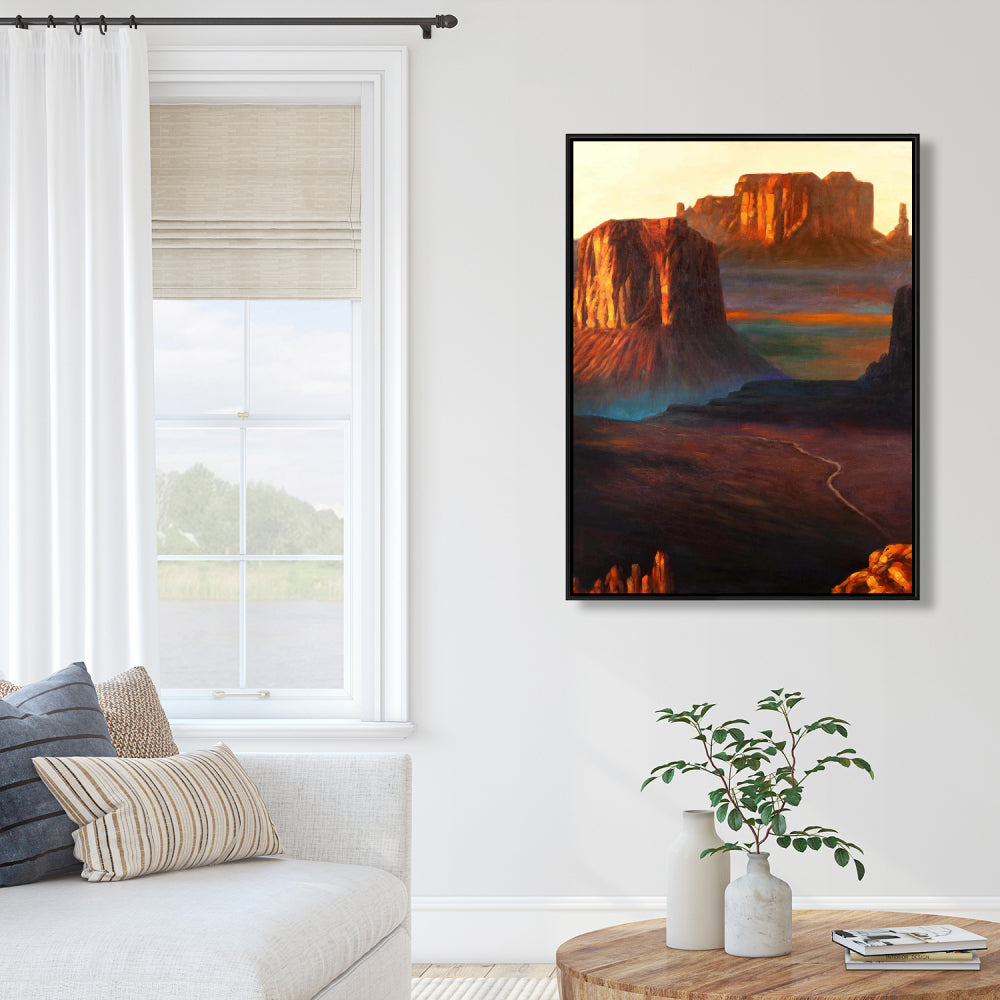 Toile moderne Monument Valley | Décoration murale pour chambre