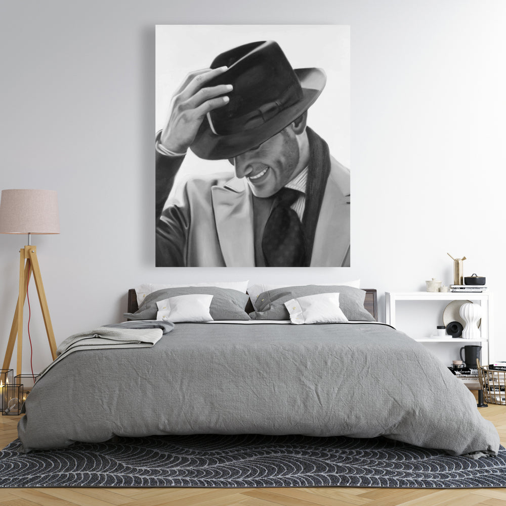 Fashion Bedroom Clothes Canvas - Well-dressed Man Home Decor