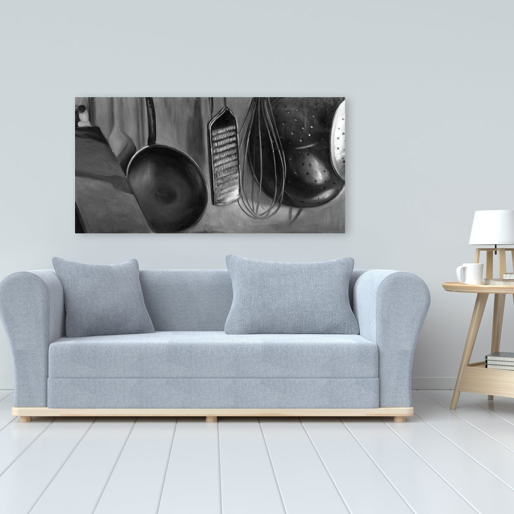 Gastronomy Canvas | Kitchen Tools Art for Chef Home Decor