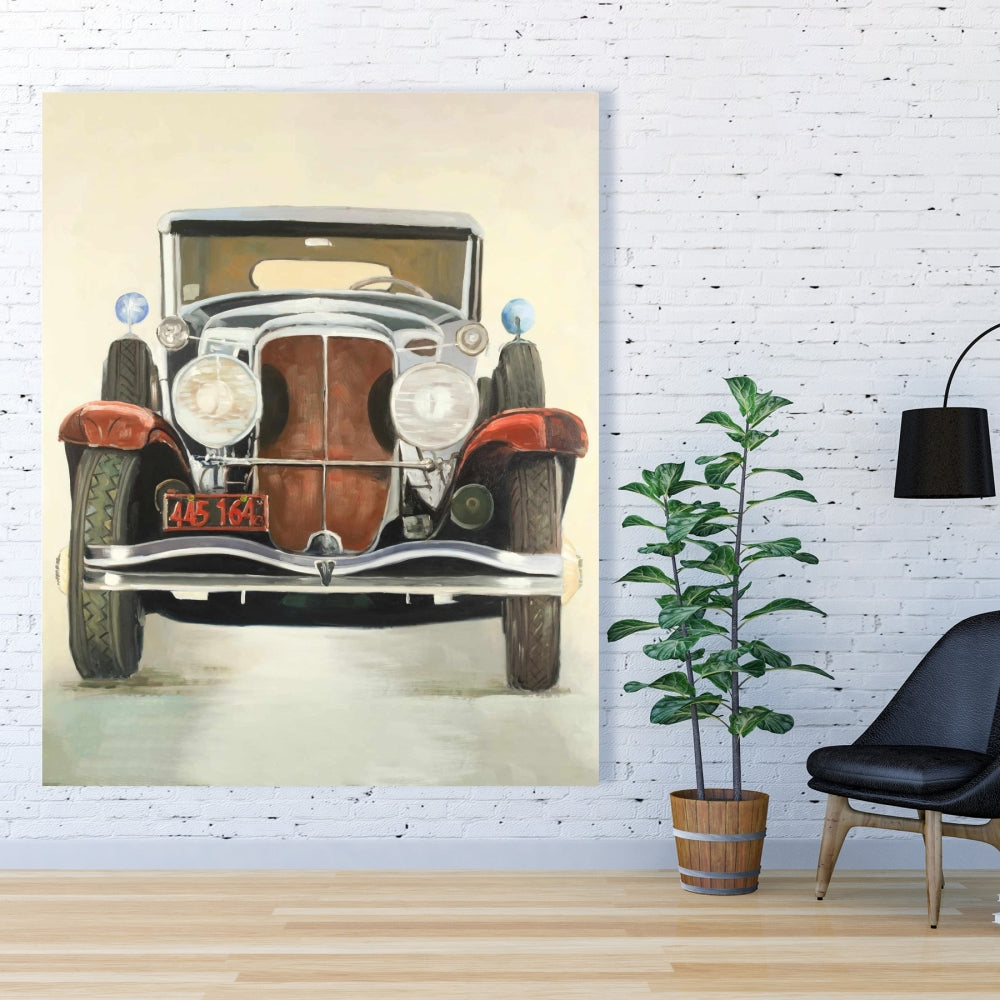 Vintage Luxury Car Canvas - Home Decor | Car Transportation