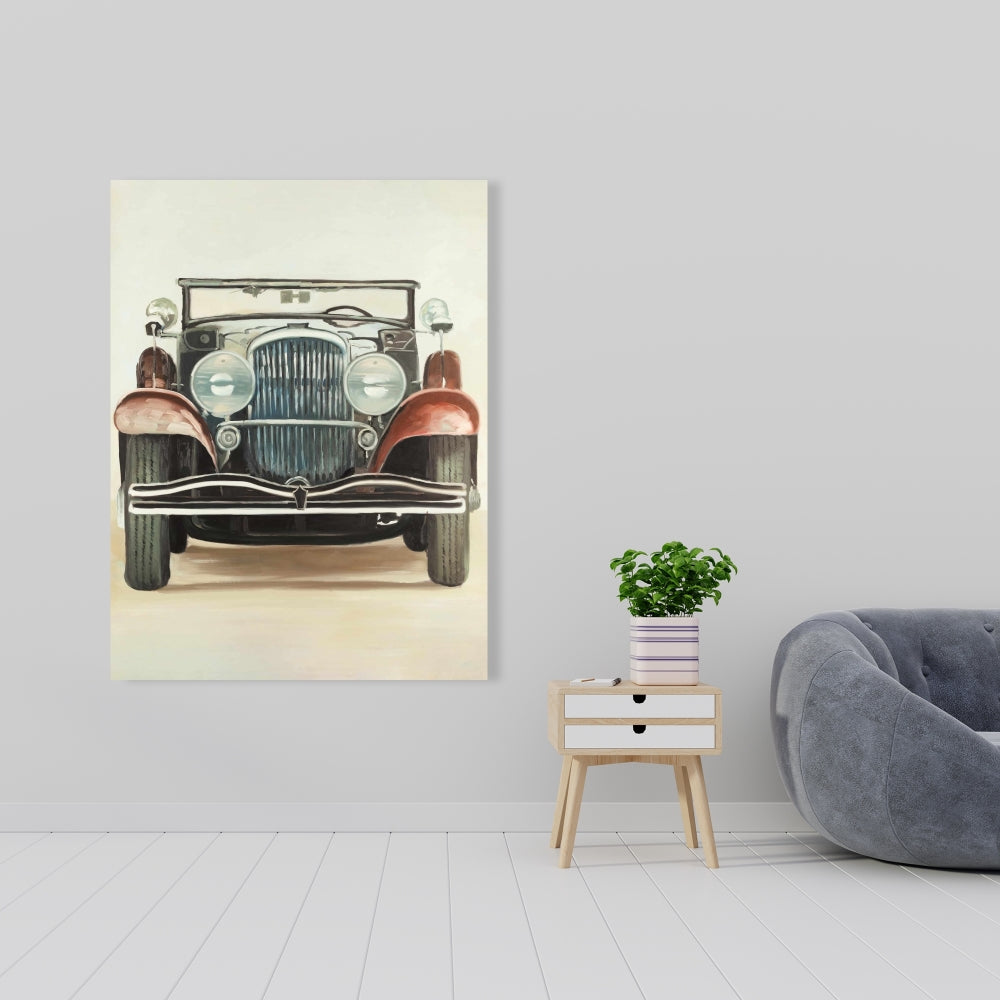 Vintage 1920s Luxury Car Canvas | Home Decor, Living Room