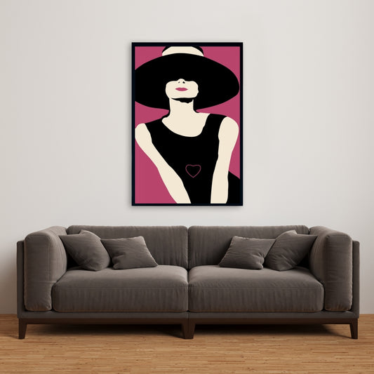 Retro Bedroom Figurative Canvas - My Heart to Me Home Decor