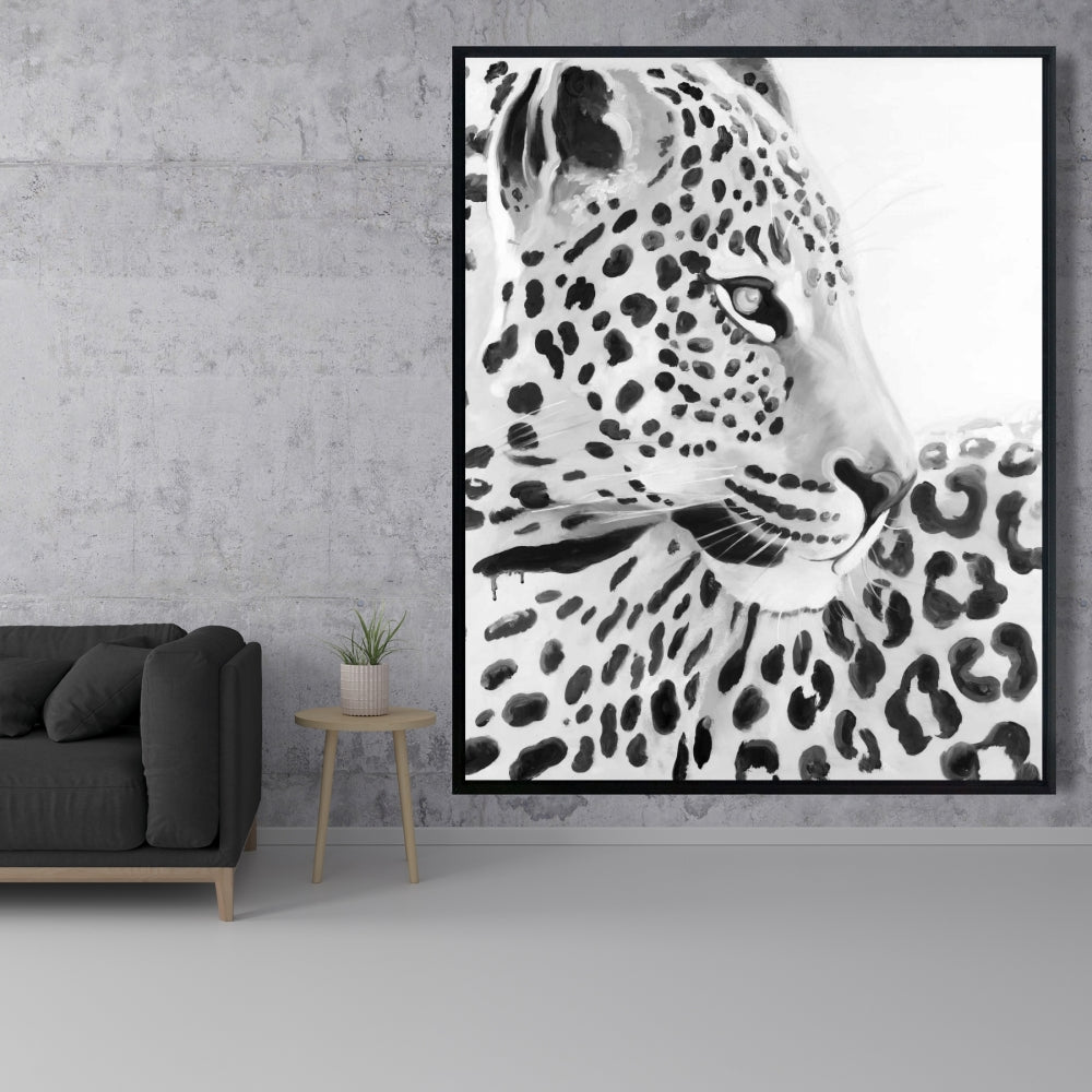 Beautiful Leopard Canvas - African Feline Framed Home Decor