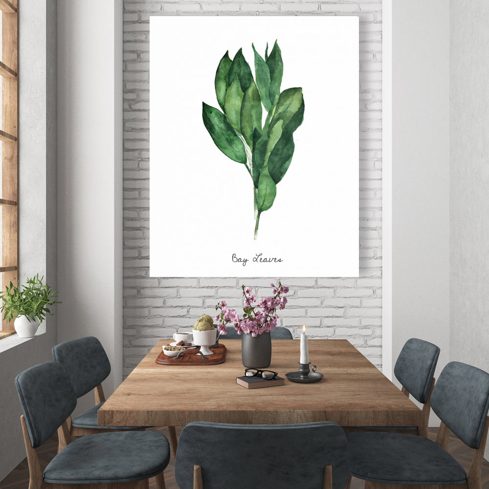 Bay Leaves Bundle Canvas | Home Decor Art Print
