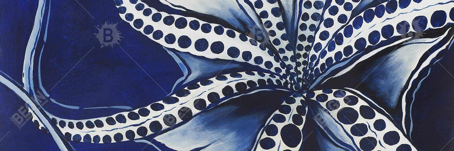 Dancing Octopus Canvas - Aquatic Animals Decor for Bedroom