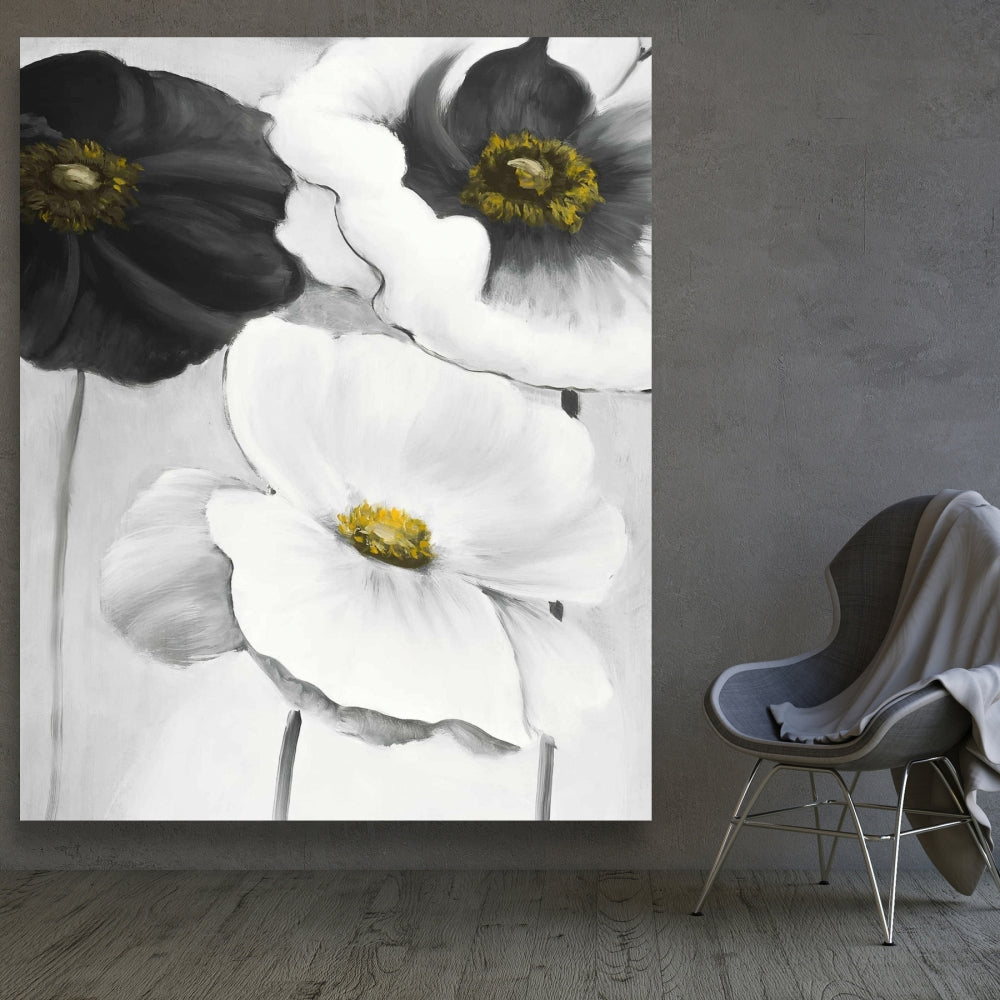 White Floral & Botanical Canvas - Assorted Flowers Home Decor