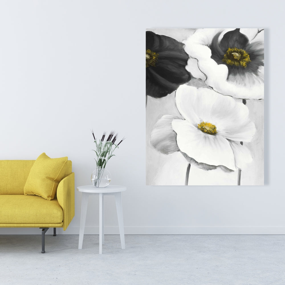 White Floral & Botanical Canvas - Assorted Flowers Home Decor