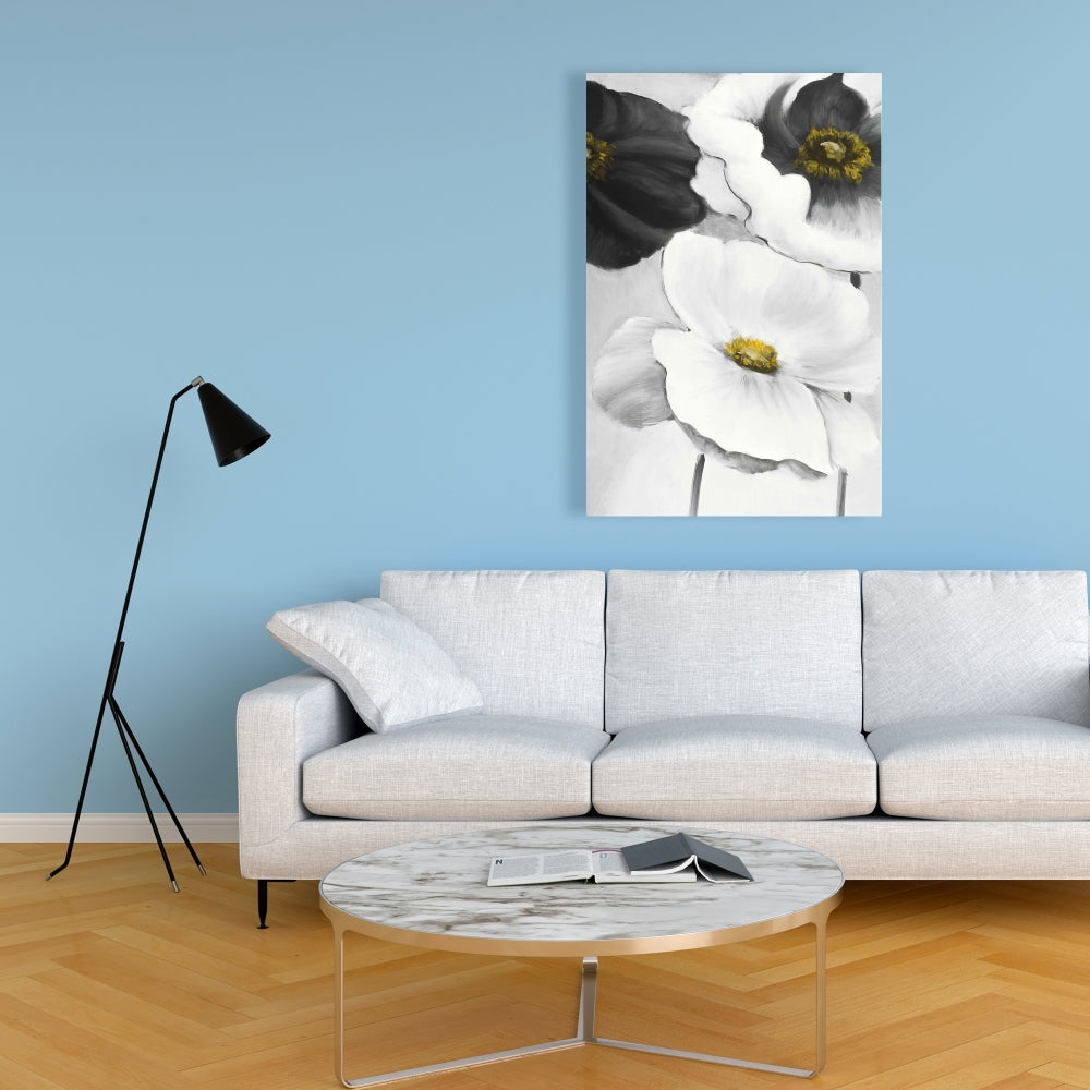 White Floral & Botanical Canvas - Assorted Flowers Home Decor