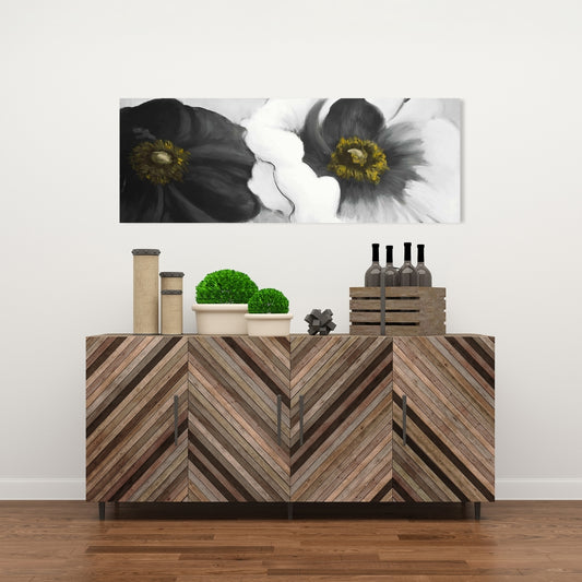 White Floral & Botanical Canvas - Assorted Flowers Home Decor