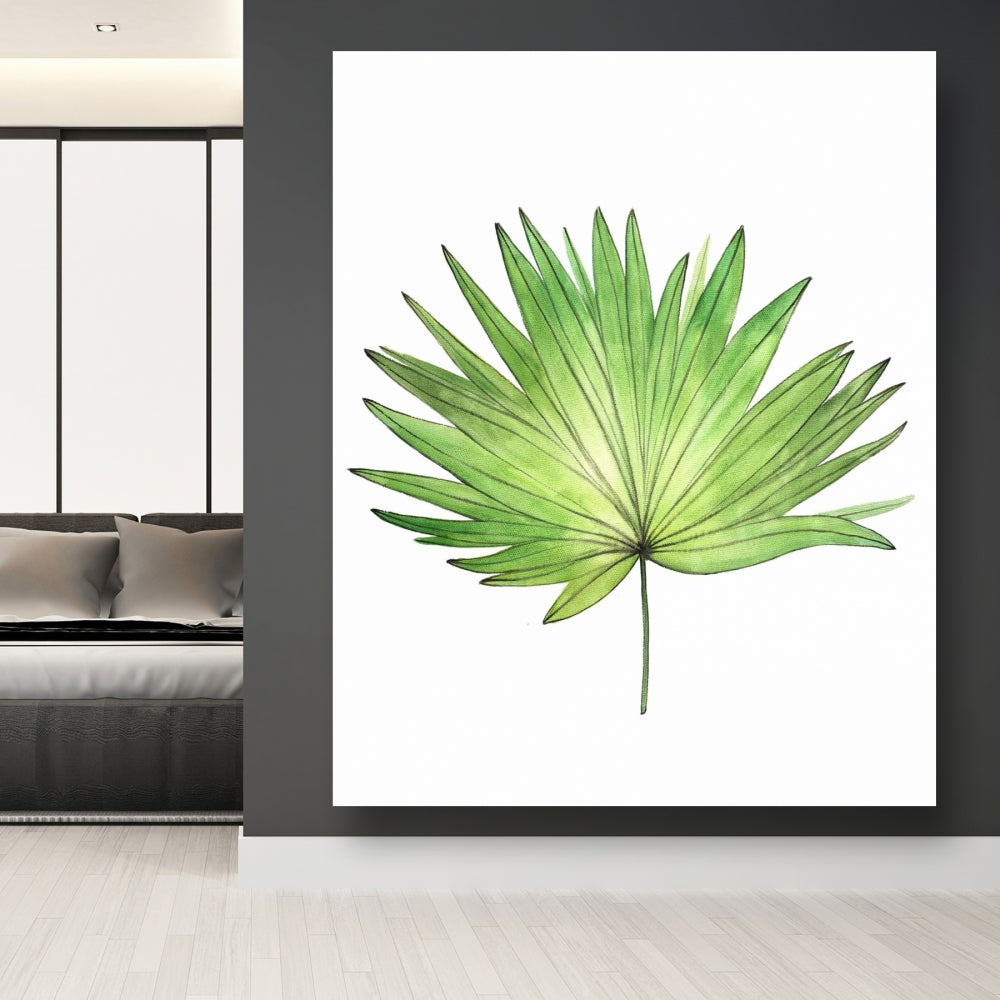 Petticoat Palm Canvas | Scandinavian Floral Home Decor Art