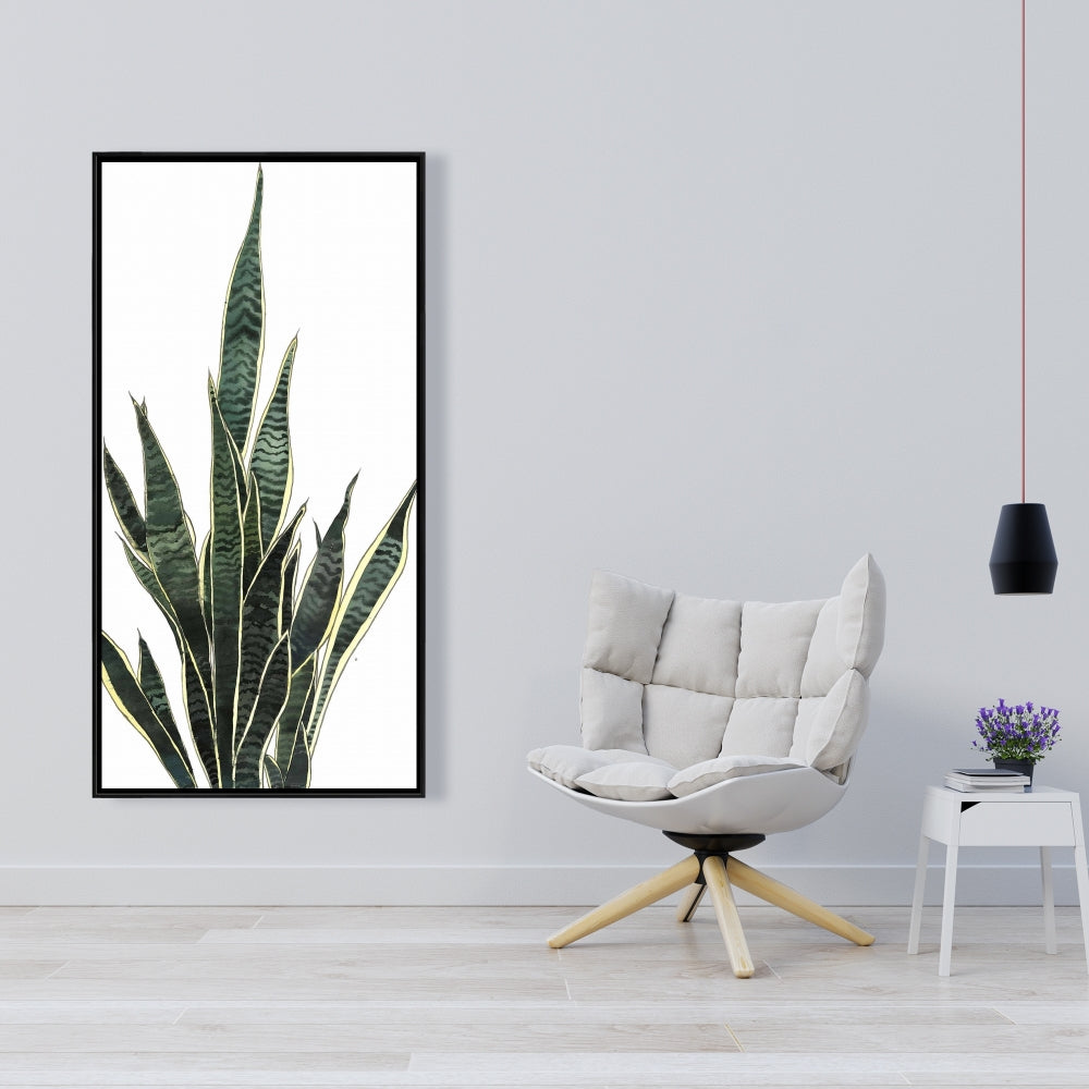 Toile botanique « Serpent » – Décoration murale exotique