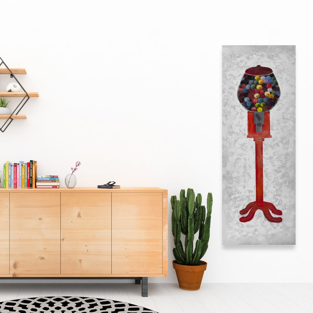 Retro Canvas Chewing Gum Dispenser - Unique Bedroom Decor