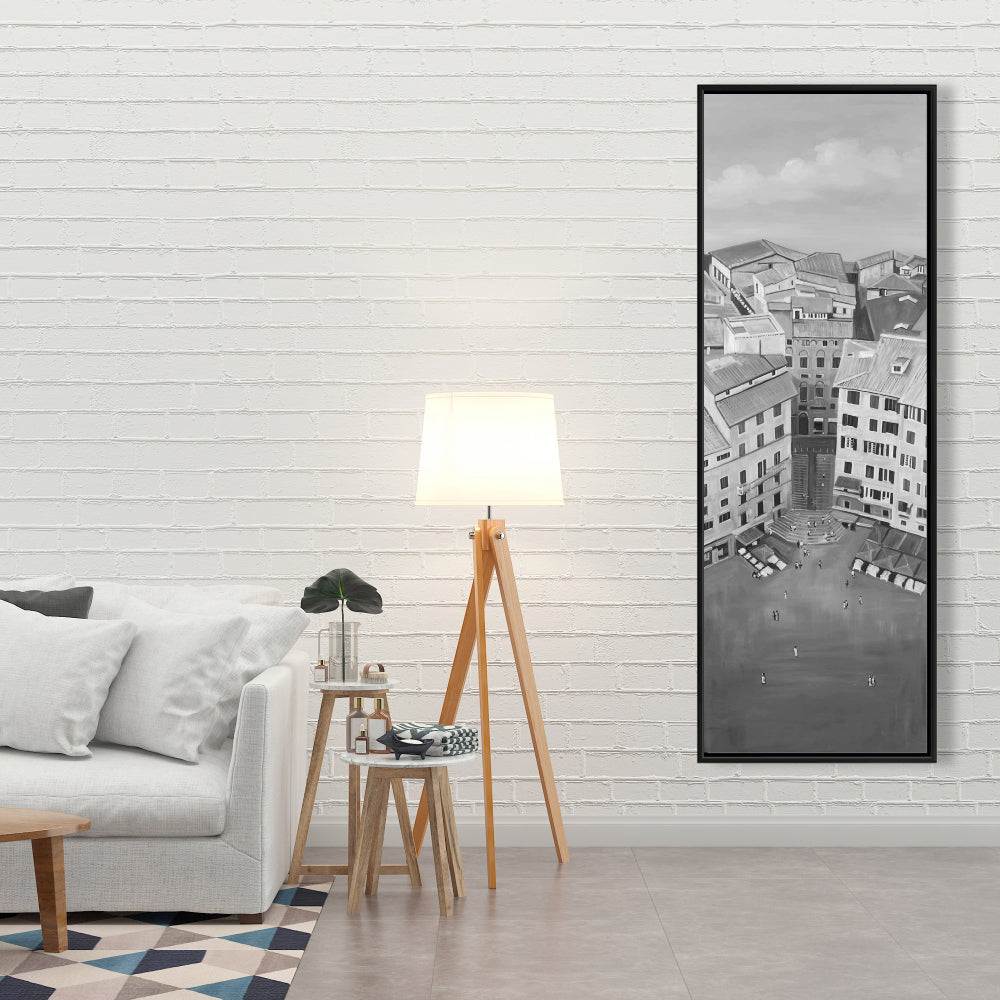 Construire des villes grises – Sienne, Italie – Toile encadrée