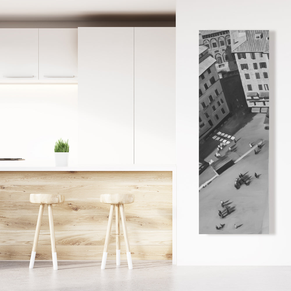 Piazza del Campo Italy Canvas | Bedroom Street Scenery Decor