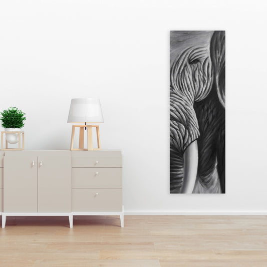 Elephant Canvas Wall Art | Living Room Decor | Animal Prints