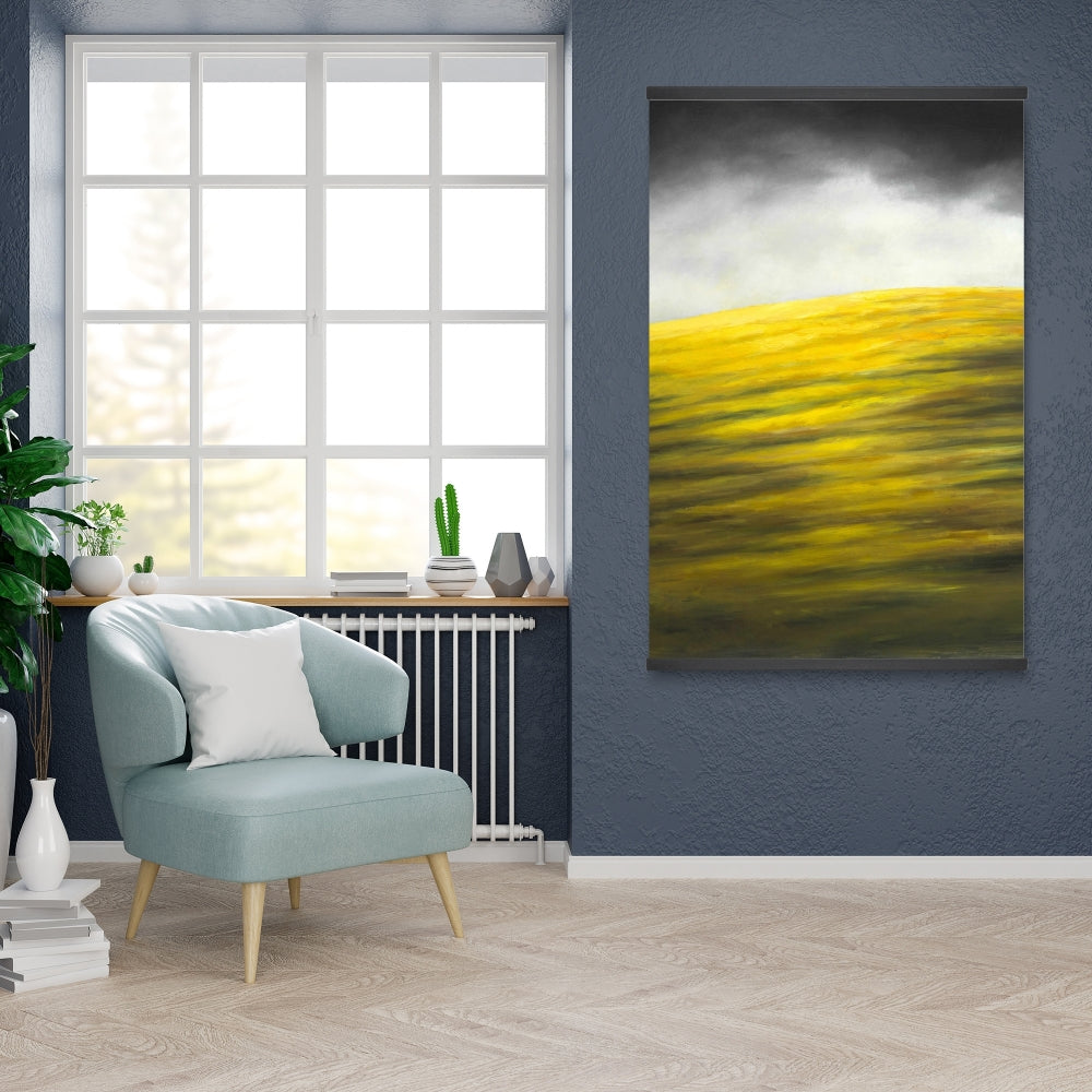 Gray Mountains Magnetic Canvas - Yellow Hill Home Decor