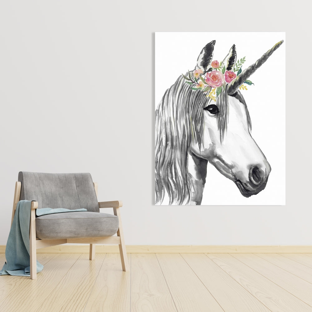 Unicorn Horse Canvas - Magical Bedroom Decor | Home Art Prints