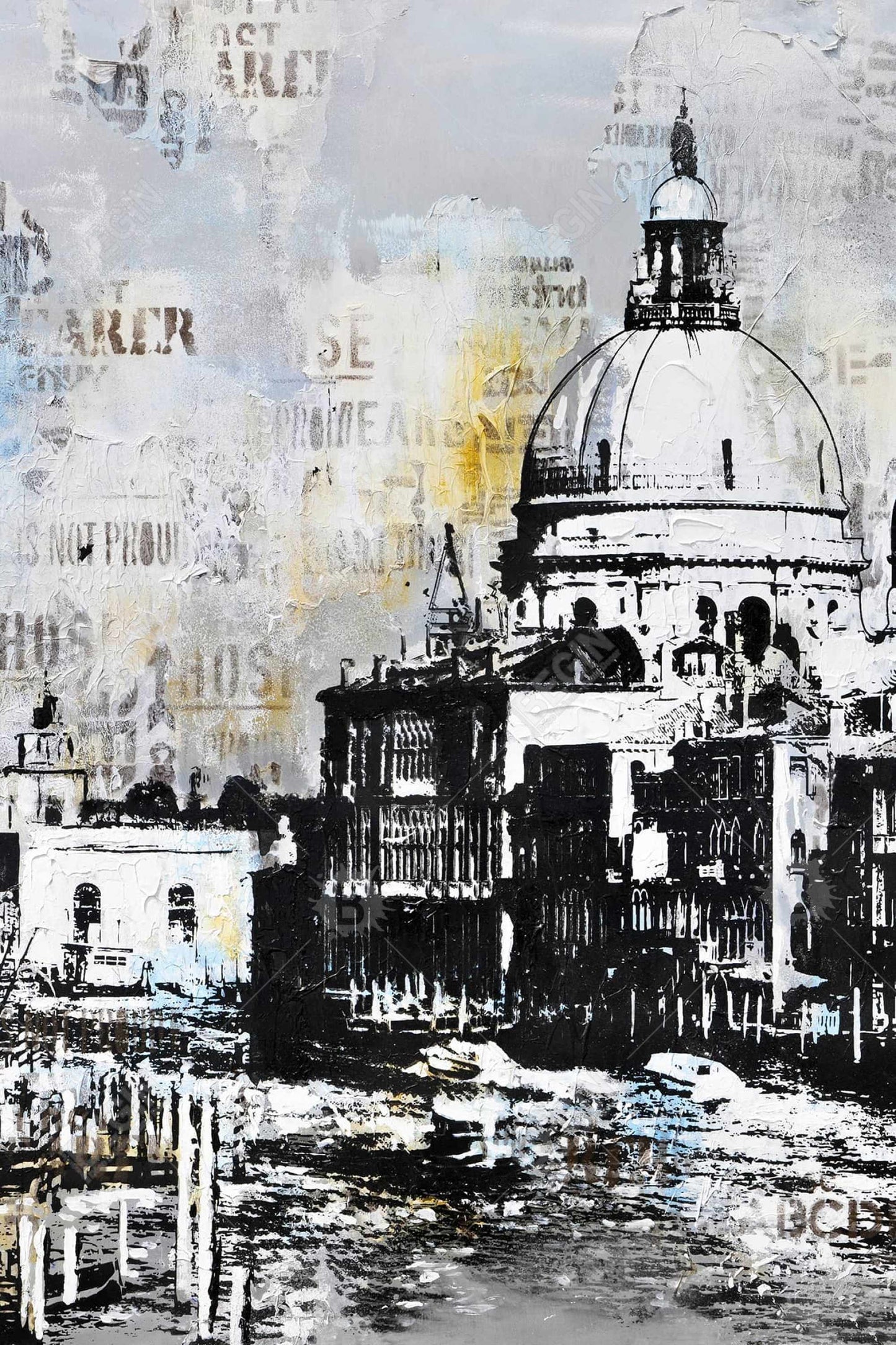 Toile encadrée Basilique de Santa Maria della Salute - Décoration intérieure