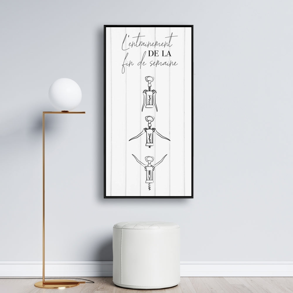 L'entrainement de la fin de semaine Canvas | Kitchen Decor