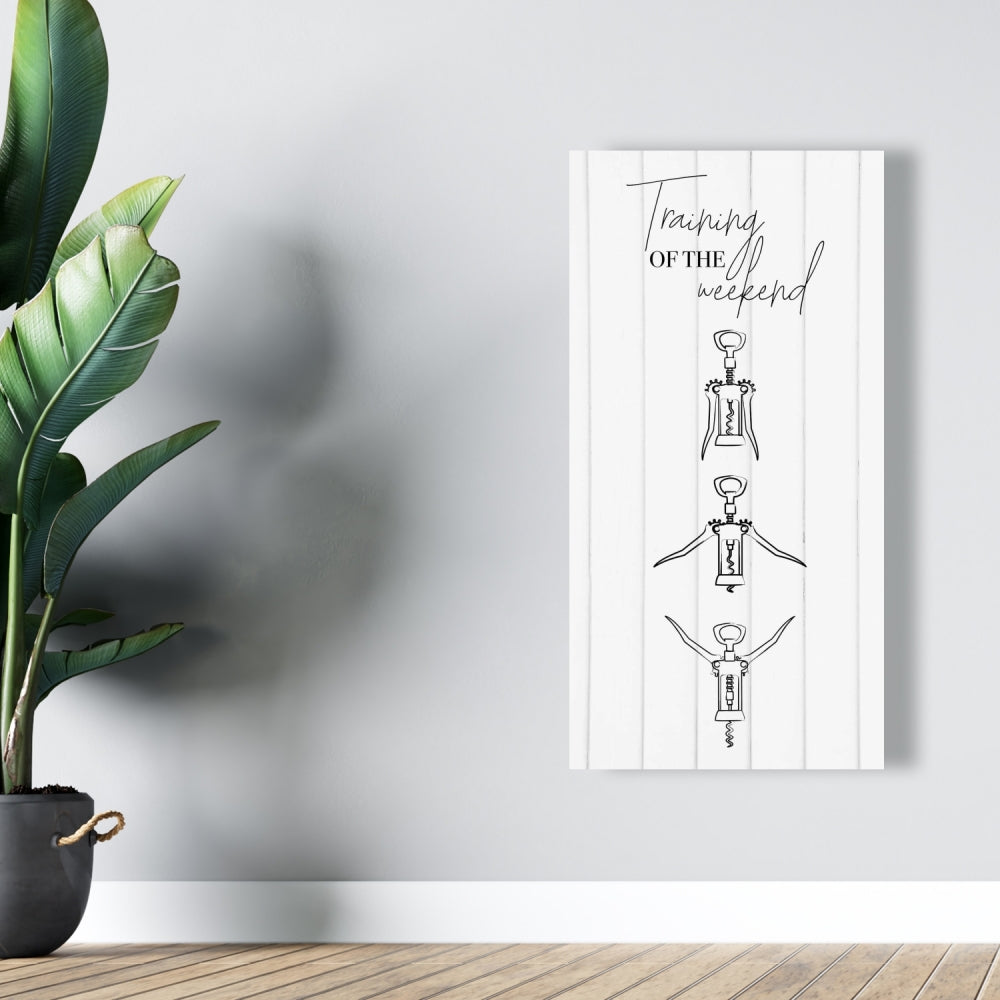 Minimalist Shapes Kitchen Canvas | Training of the Weekend Decor
