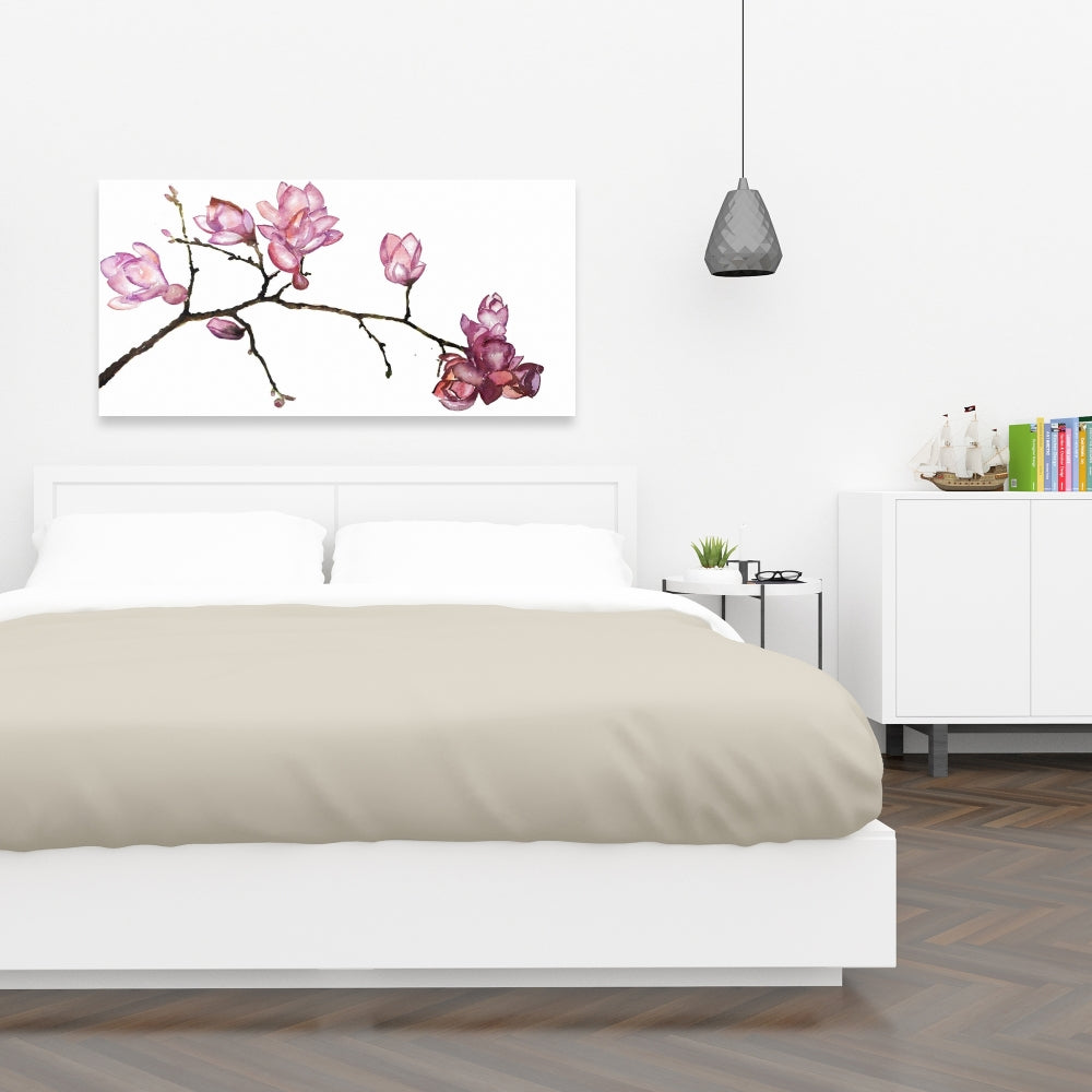 Cherry Blossoms Canvas | Bedroom Botanical Floral Wall Art