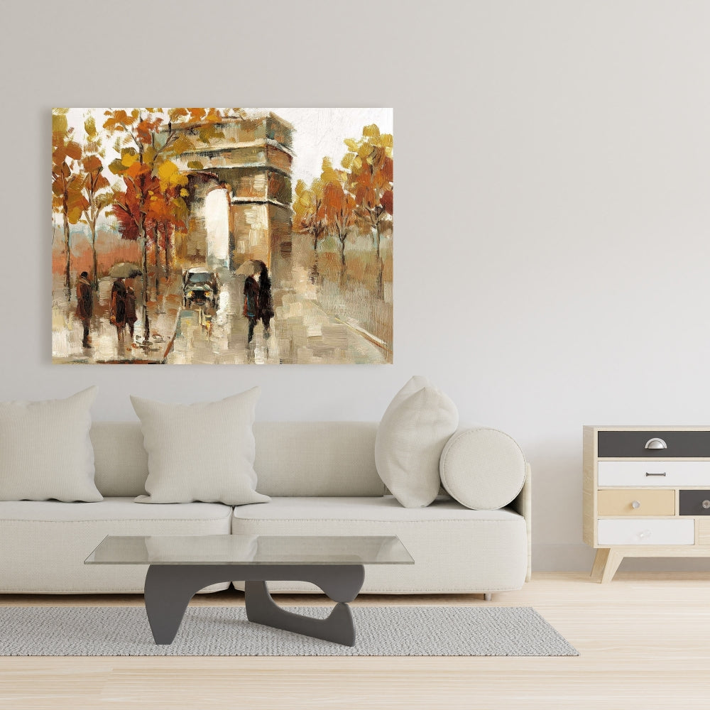 Arc de Triomphe Canvas - Autumn in Paris | Home Decor Art