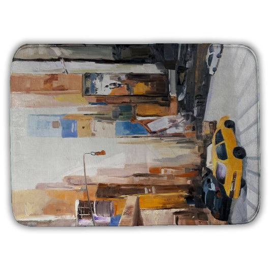 Modern Brown Canvas - N-y Early in the Morning - Home Decor