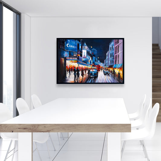 Toile encadrée Soirée Cabaret | Décoration d'intérieur contemporaine