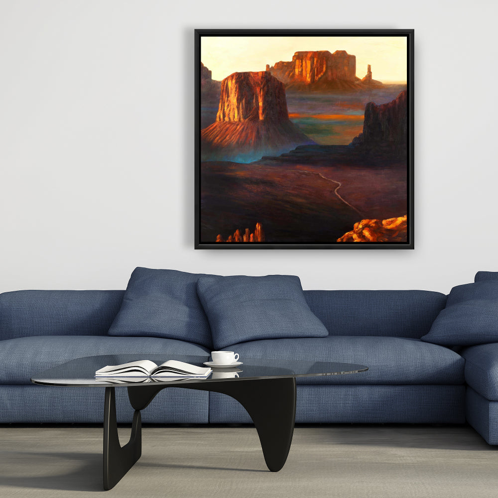 Toile moderne Monument Valley | Décoration murale pour chambre