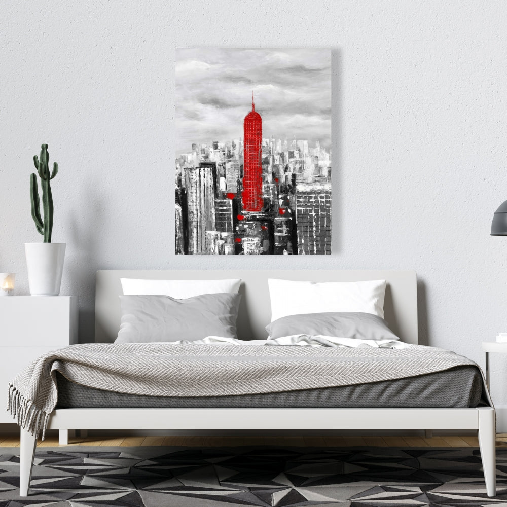 Empire State Building Canvas - White Building Decor | Home
