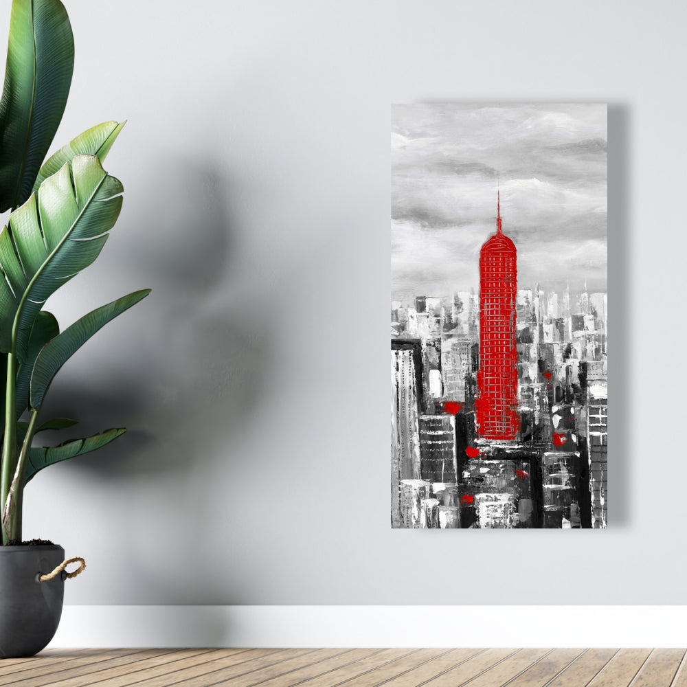 Empire State Building Canvas - White Building Decor | Home