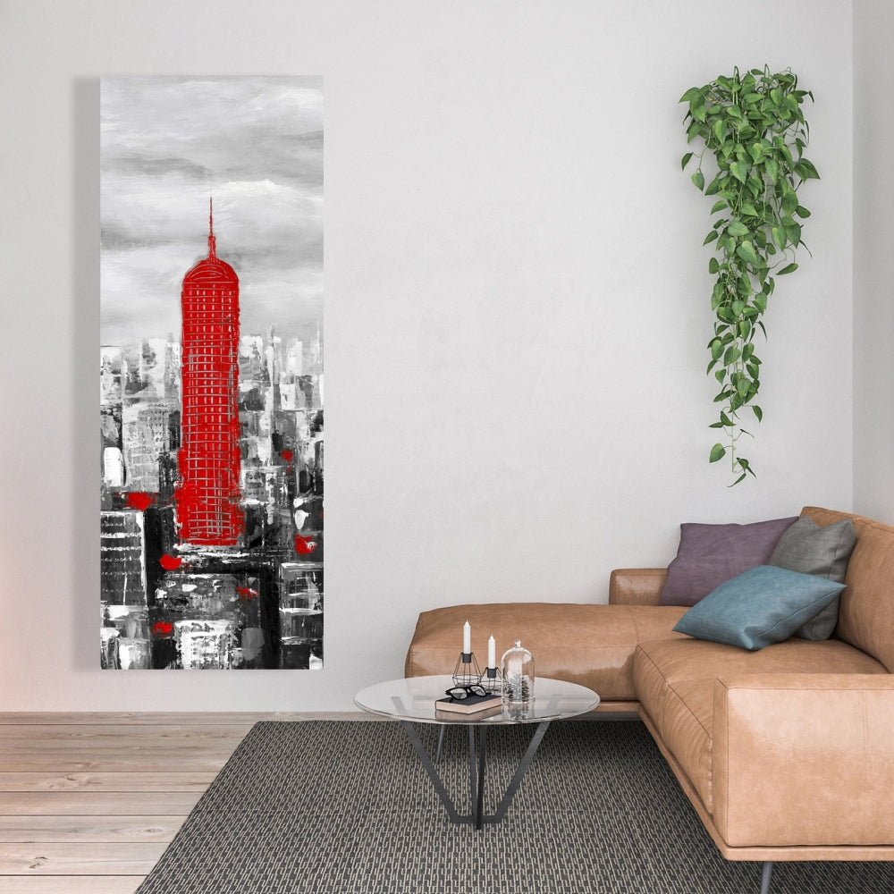 Empire State Building Canvas - White Building Decor | Home