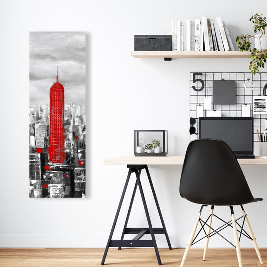 Empire State Building Canvas - White Building Decor | Home
