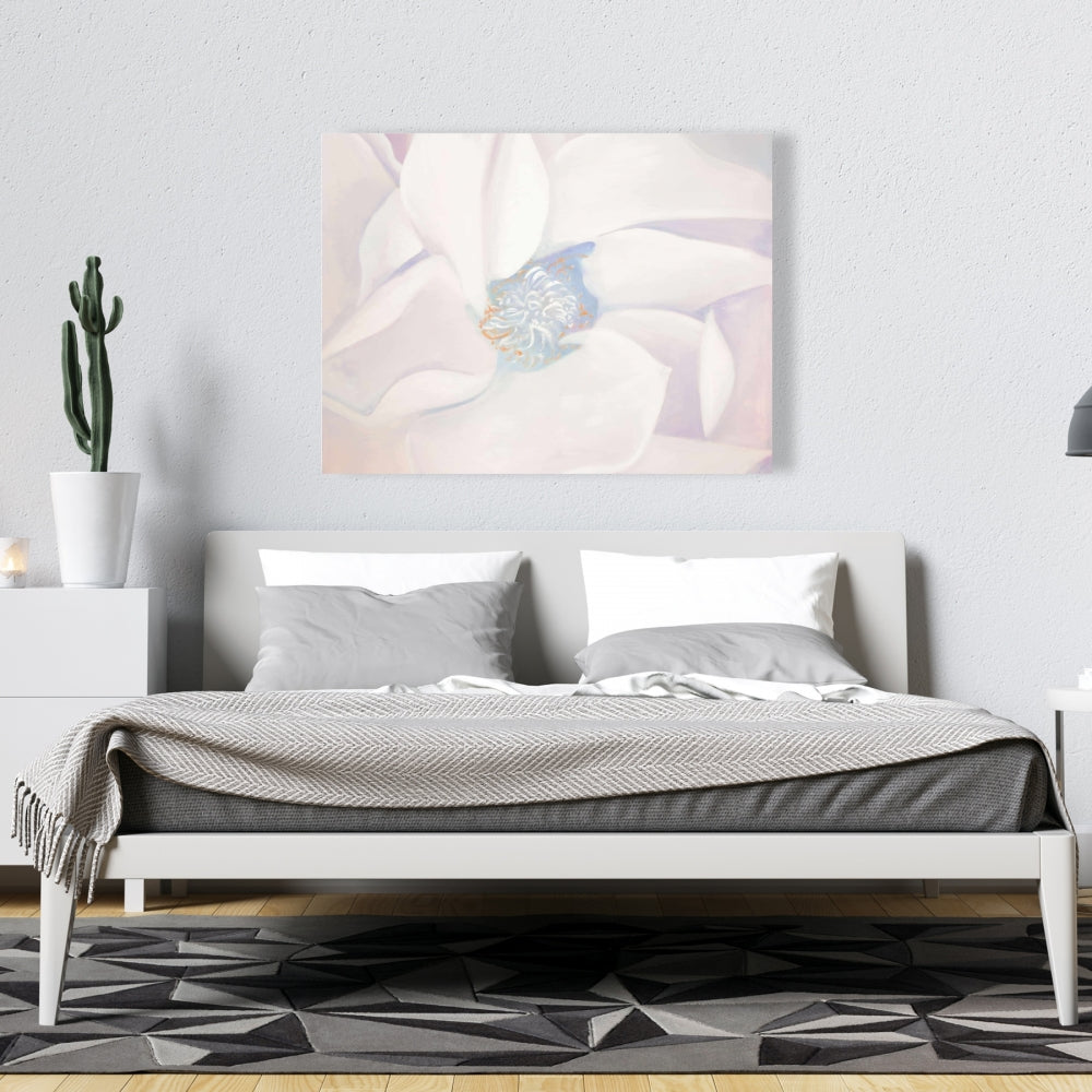Delicacy Botanical Bedroom Blue Canvas | Home Decor Art