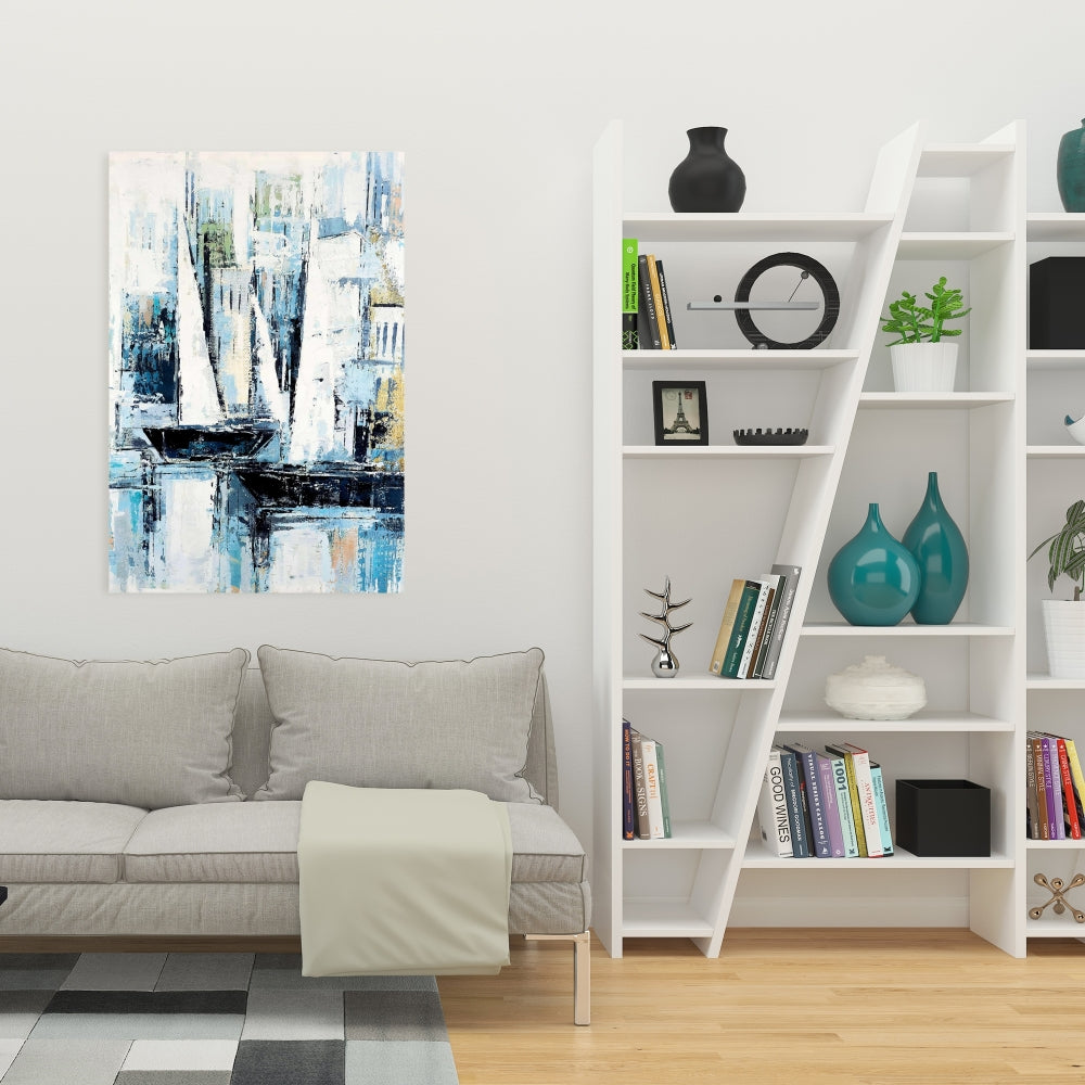Industrial Boat Coastal Canvas | Home Decor Wall Art
