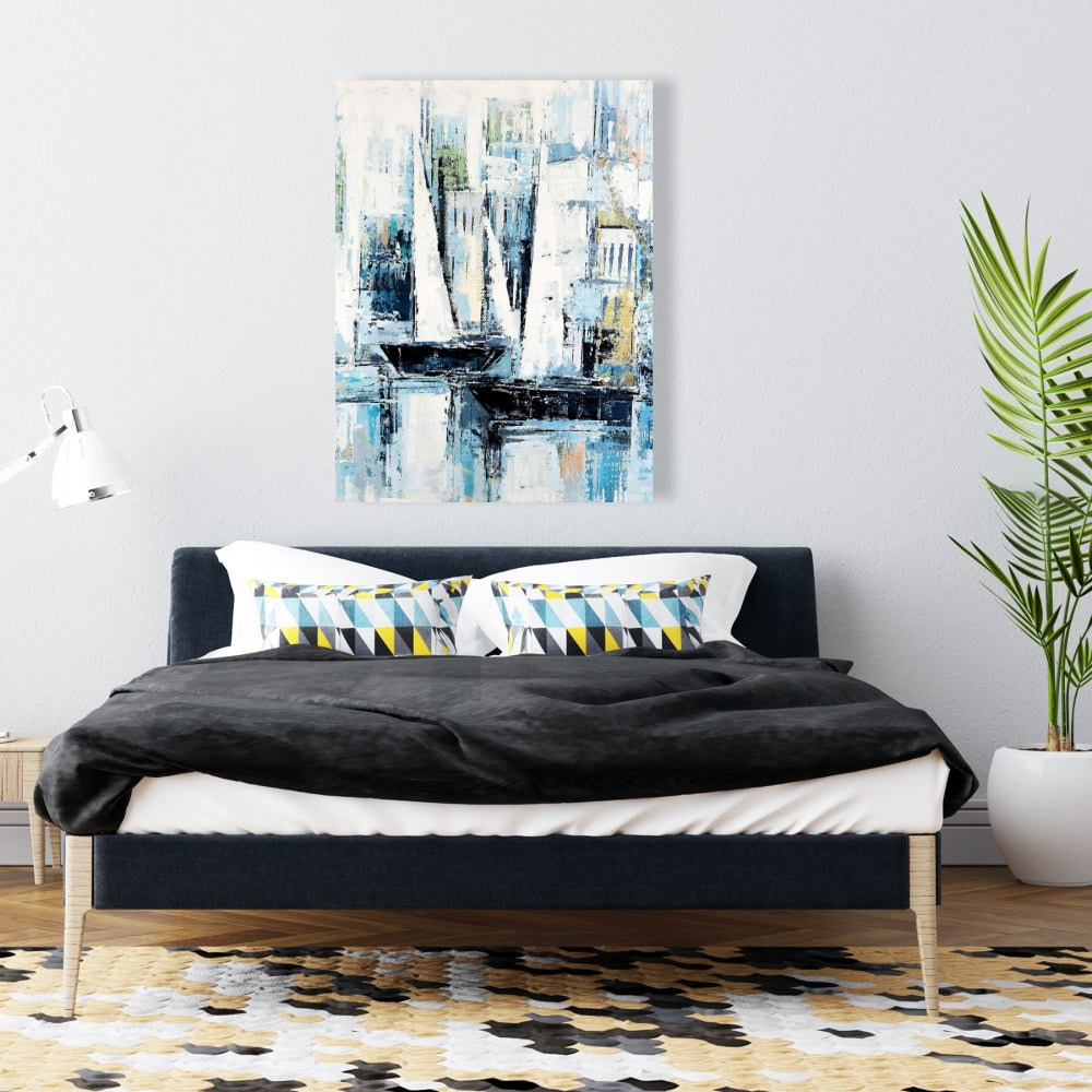 Industrial Boat Coastal Canvas | Home Decor Wall Art