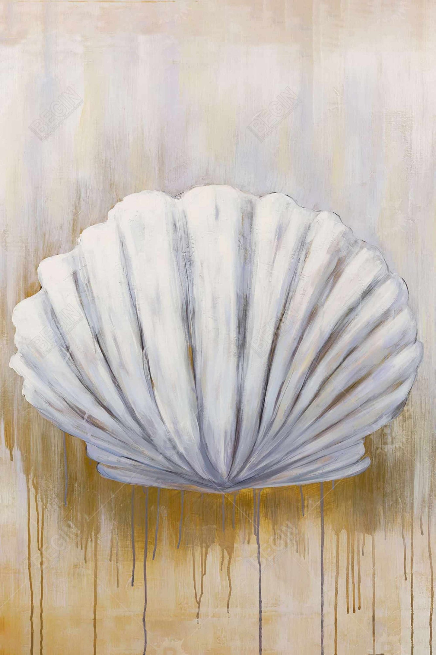 Feston Shell Bedroom White Magnetic Stick Canvas Decor