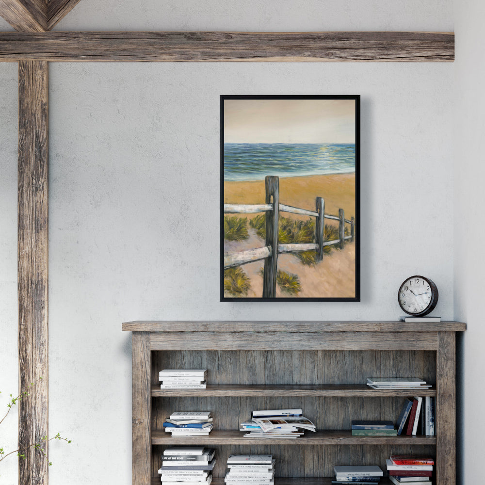 Quiet Seaside Coastal Canvas | Sea Bedroom Home Decor Art