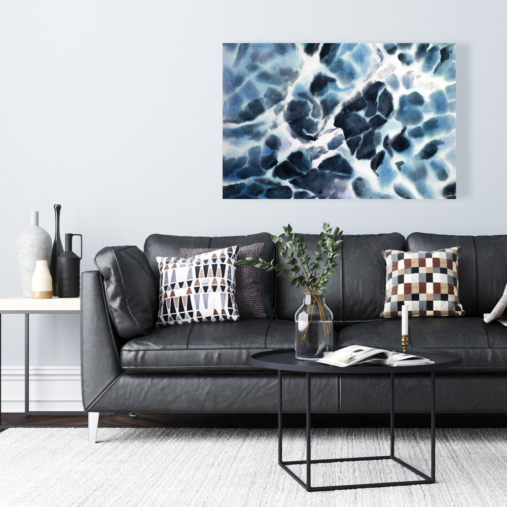 Stormy Waves of the Sea Canvas | Coastal Home Decor