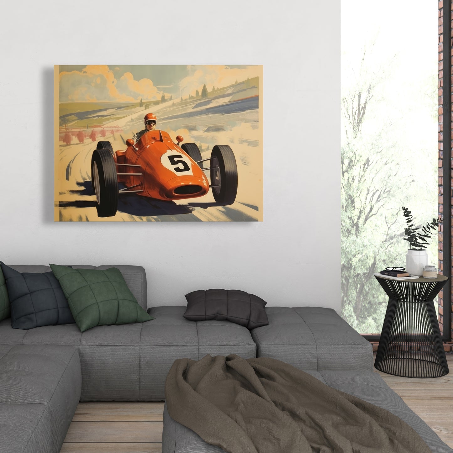 Loisirs de transport Toile jaune - Décoration d'intérieur numéro 5