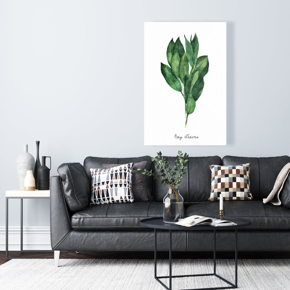 Impression sur toile « Feuilles de laurier » | Décoration d'intérieur