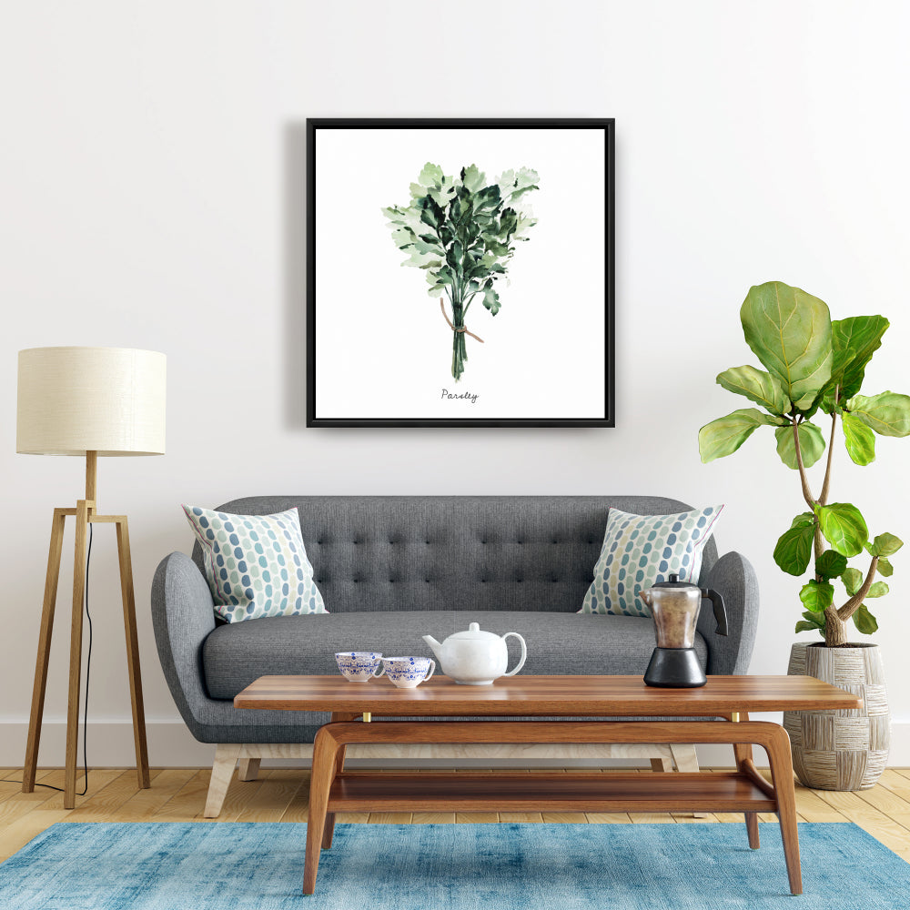 Impression encadrée « Tied Up Persil Bundle » | Décoration de cuisine