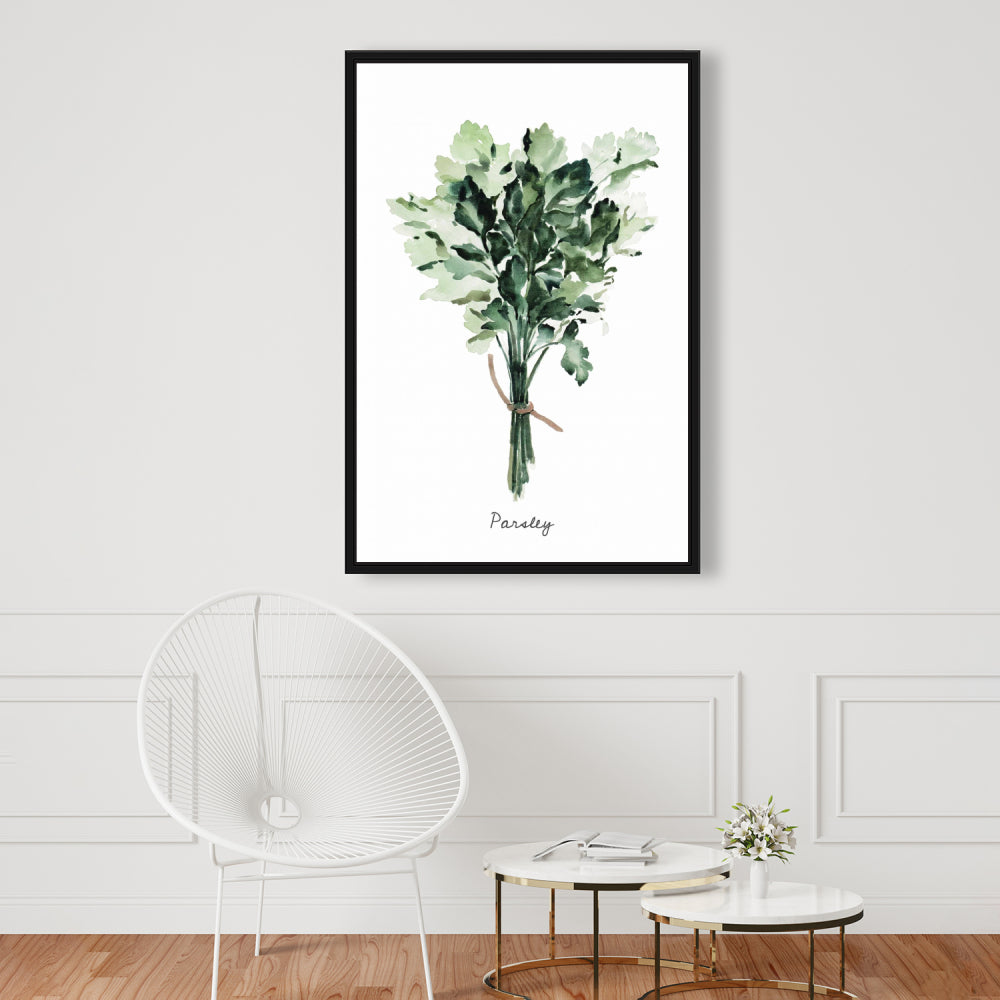 Impression encadrée « Tied Up Persil Bundle » | Décoration de cuisine