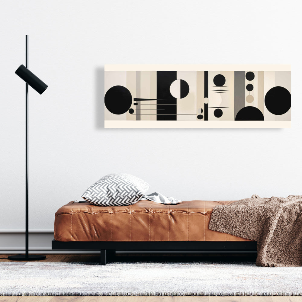 White Abstract Minimalist Canvas - Lowering | Home Decor Art