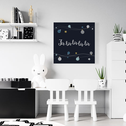 Fa-la-la-la-la Toile de chanson | Faute de frappe et symboles de décoration de cuisine