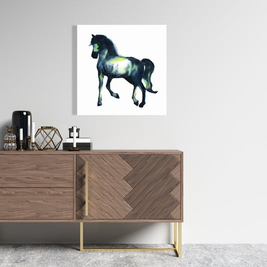 Toile élégante représentant un cheval - Décoration murale animalière