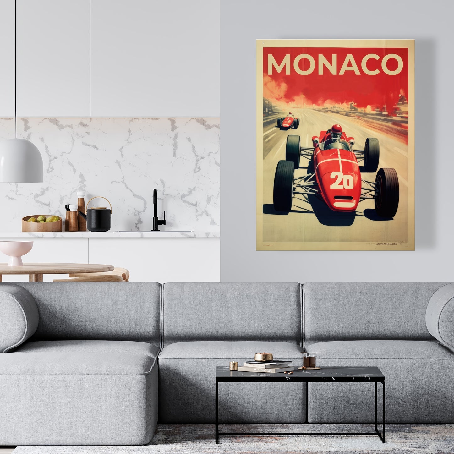 Plus rapide que toi, toile blanche | Loisirs, décoration d'intérieur, salon