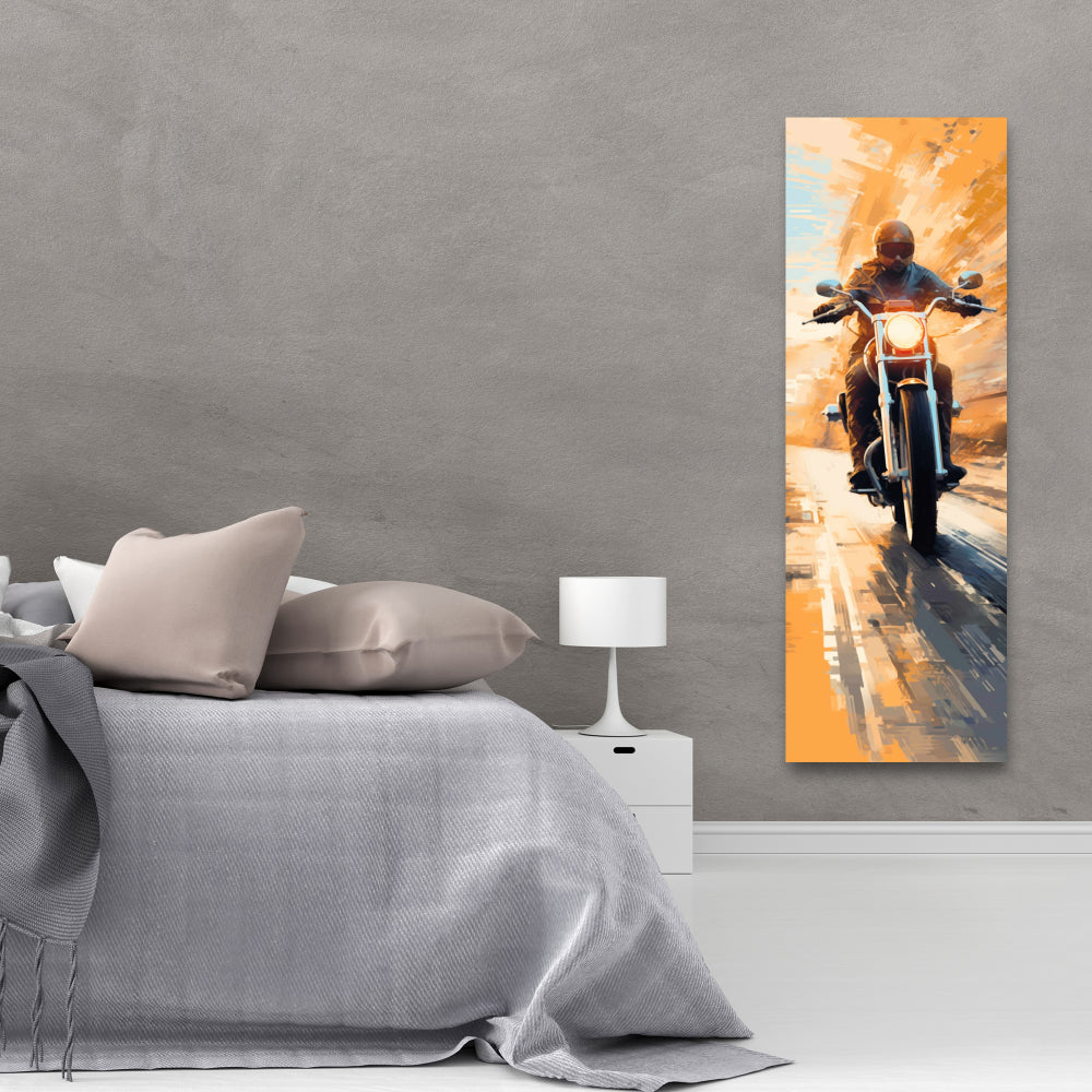 Toile blanche Freedom - Décoration murale pour chambre à coucher, loisirs et maison