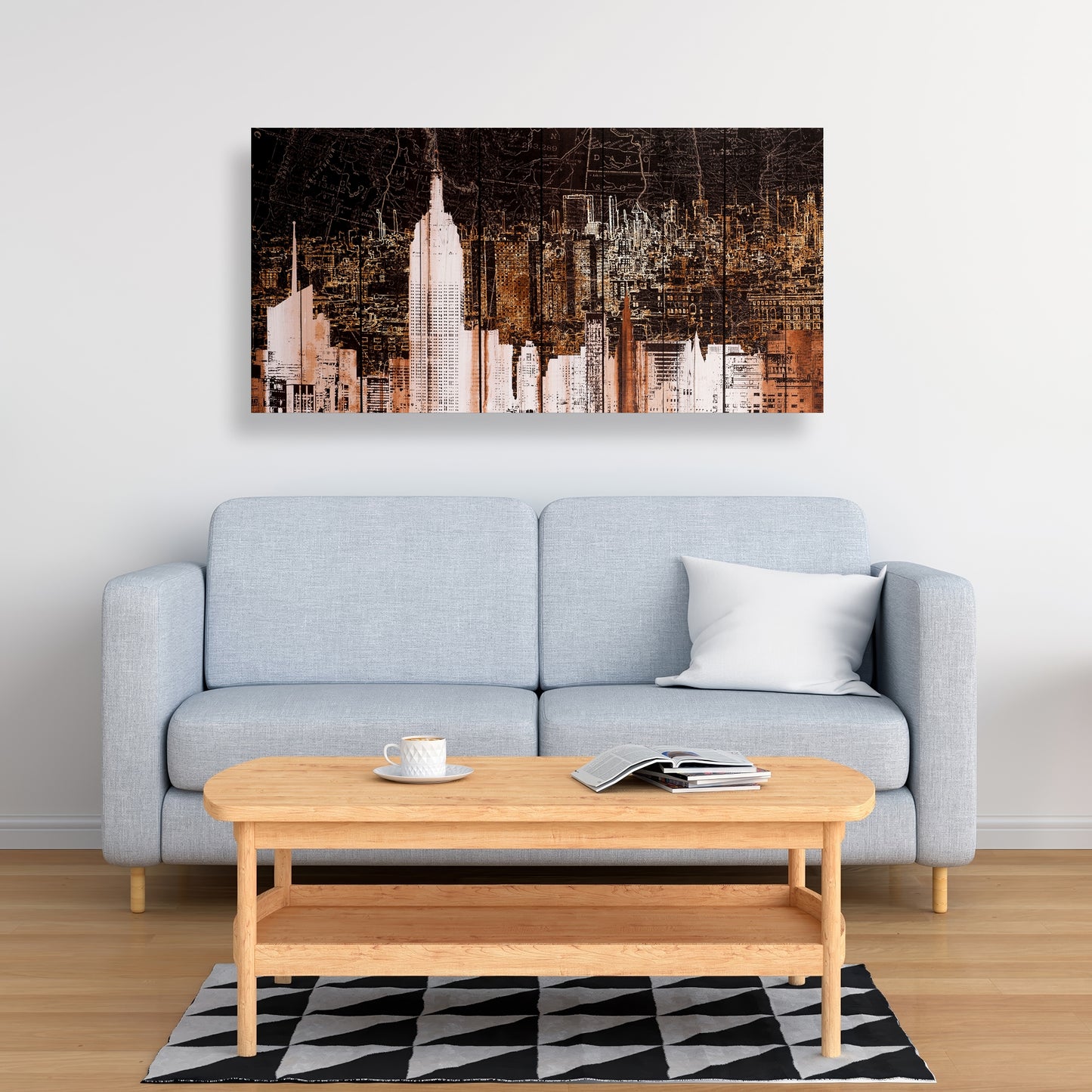 Toile Empire City de New York | Décoration murale pour chambre à coucher