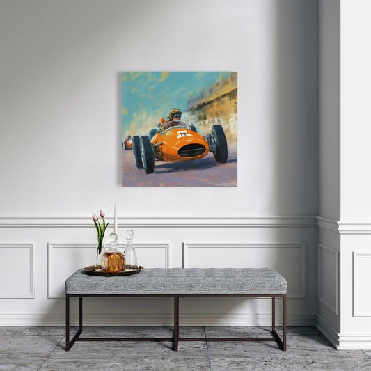 Toile « Overtaking Blue Hobbies » | Décoration murale pour chambre à coucher